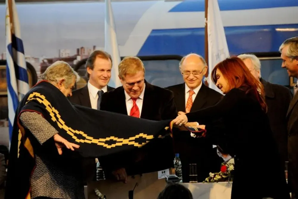 Mujica y Cristina Fernández