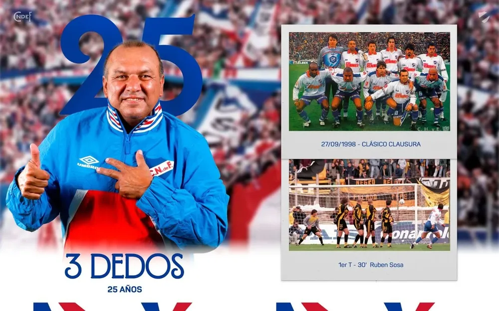 Ruben Sosa y su gol de tres dedos