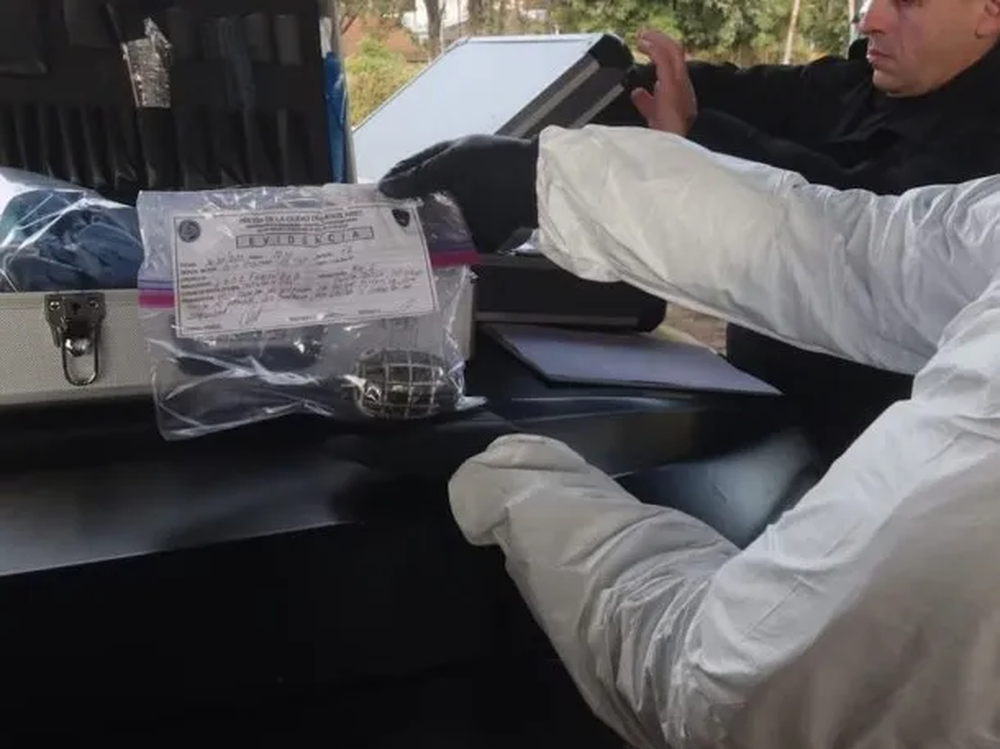 La granada no tenía contenido explosivo, por lo que no representó un peligro inmediato.