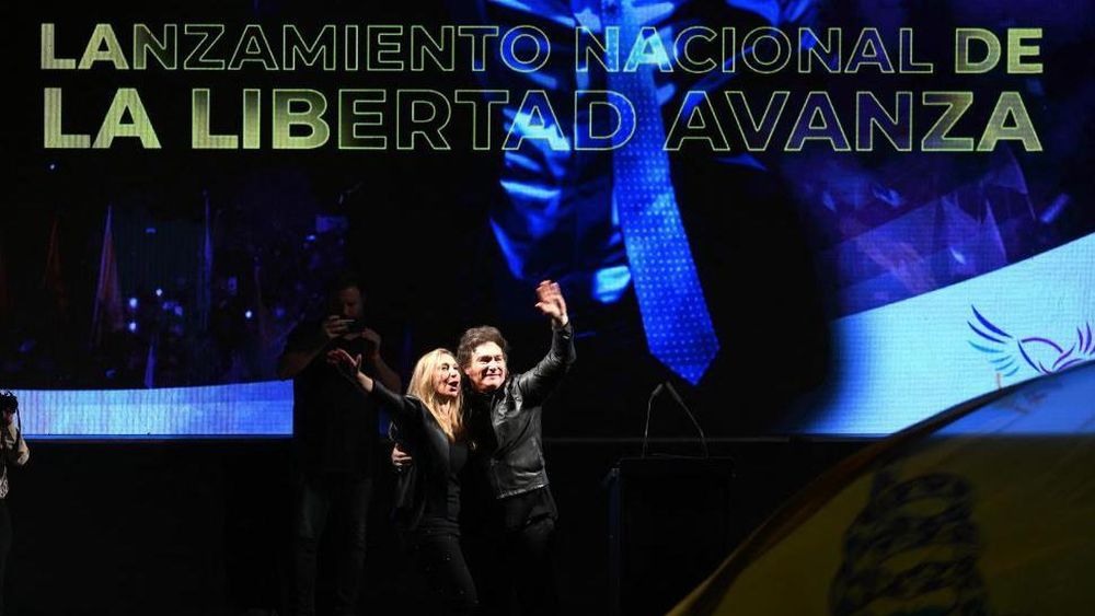 Karina Milei, hermana del presidente y secretaria de la Presidencia, fue la encargada de lanzar LLA como partido nacional en septiembre.
