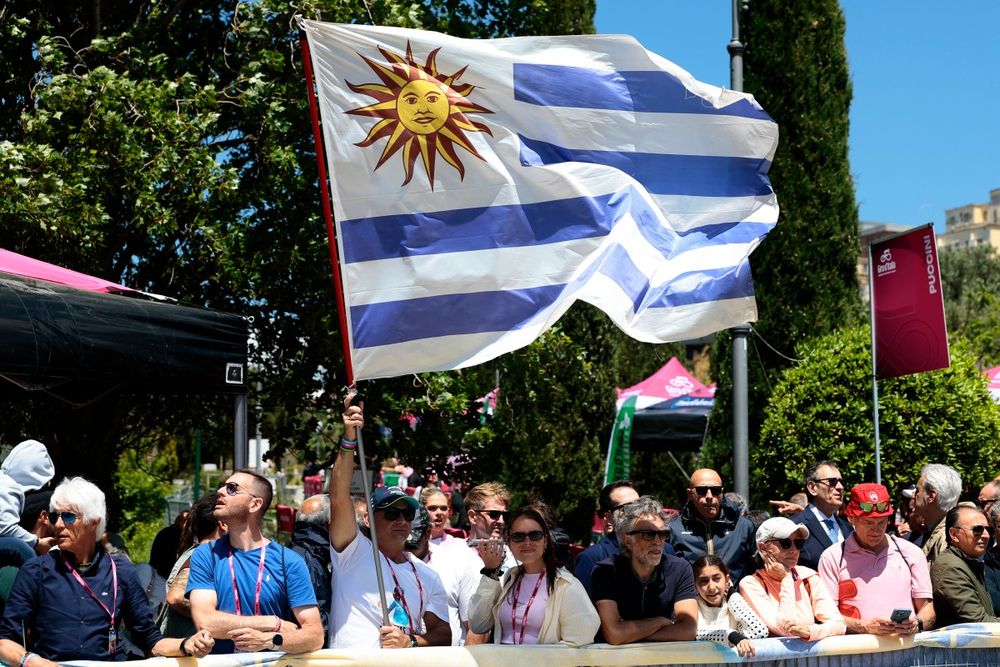 La familia de Thomas Silva en el Giro de Italia