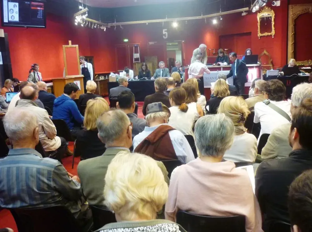 Una de las subastas visitadas por Sebastián Zorrilla de San Martín en Drouot