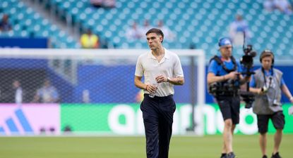 Manuel Ugarte antes del debut de la selección uruguaya en el Mundial 2026 ante Arabia Saudita