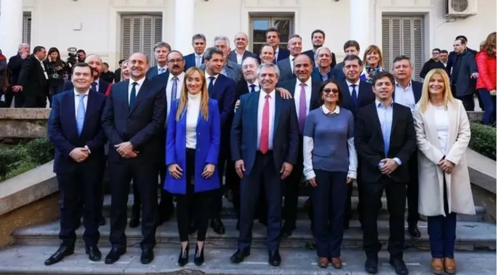 Fernández con los gobernadores