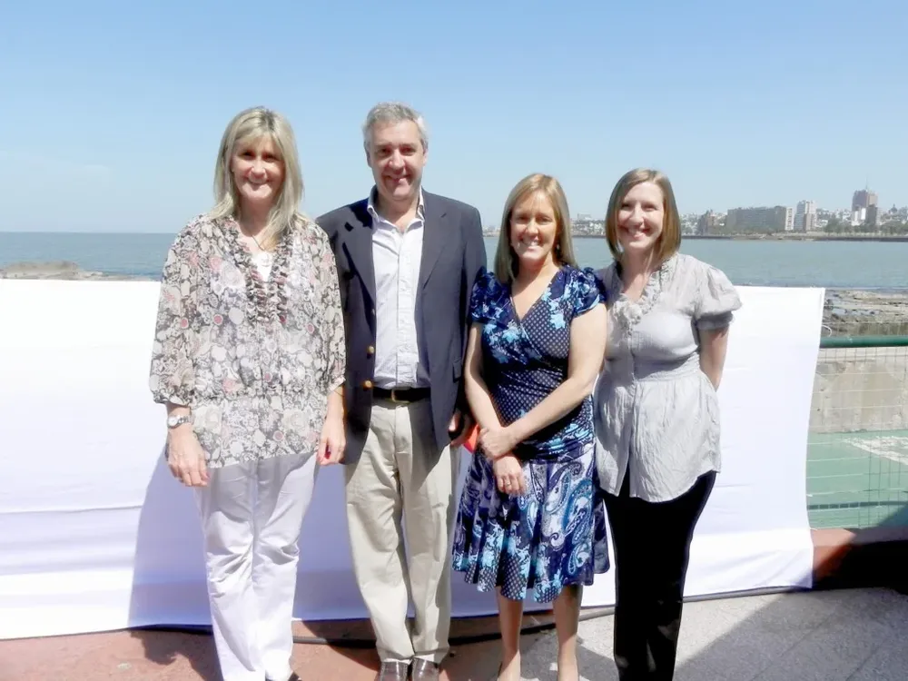 Virginia Suárez, Gonzalo de Azpitarte, Susana Loedel y Valeria Píriz