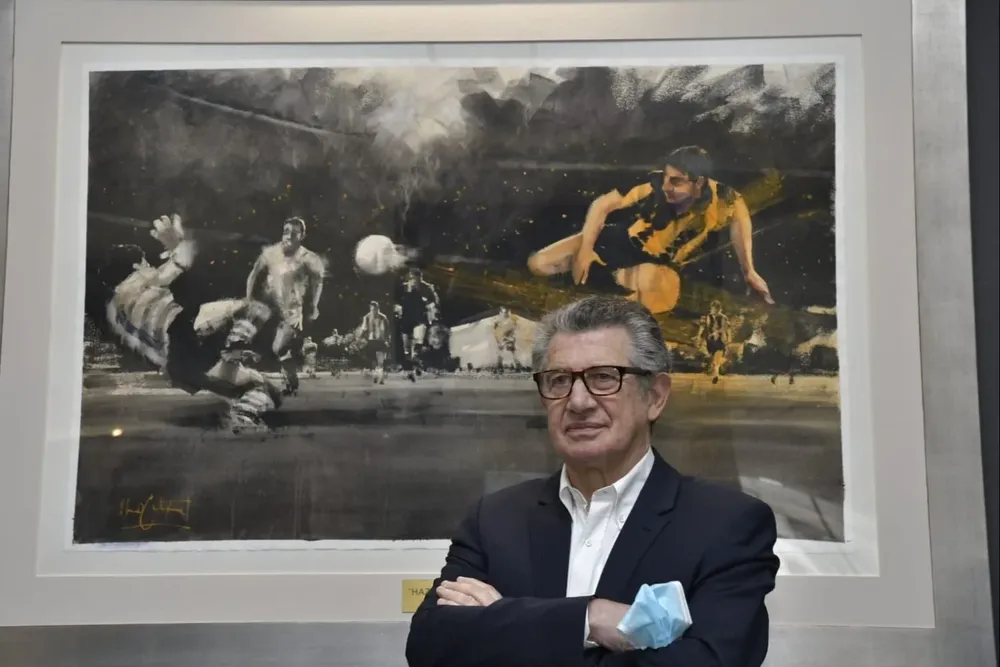 La pintura con el gol a Cobreloa