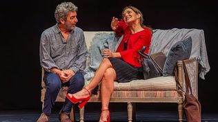 Ricardo Darín y Andrea Pietra en Escenas de la vida conyugal.