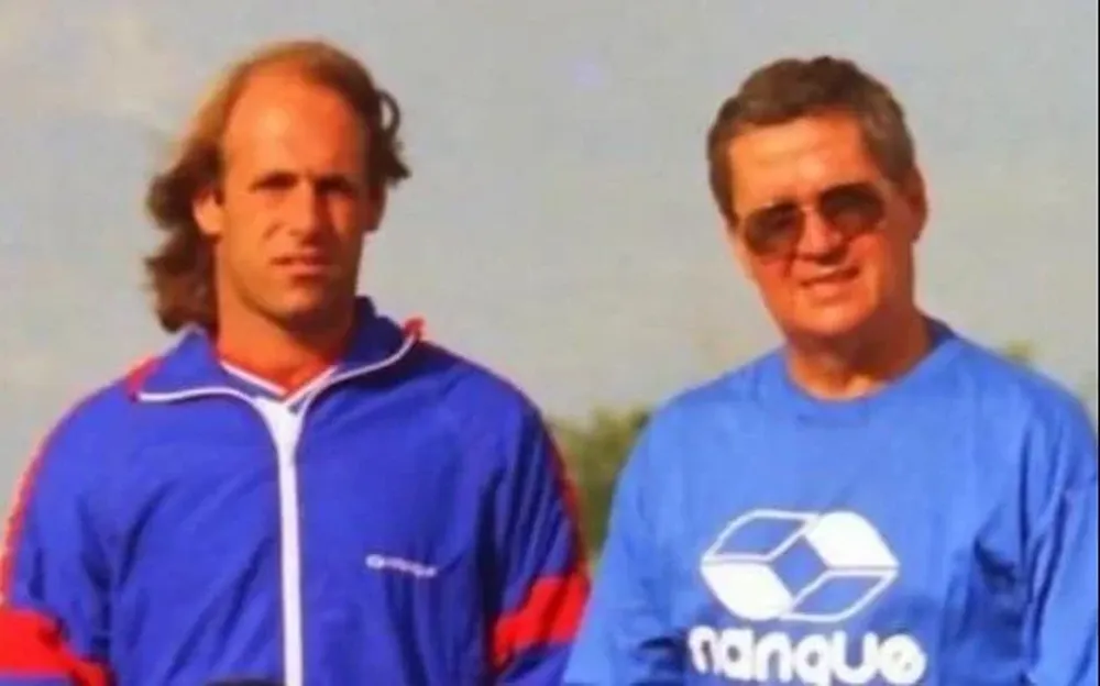 La foto que subió Jorge Seré para recordar a Roberto Fleitas