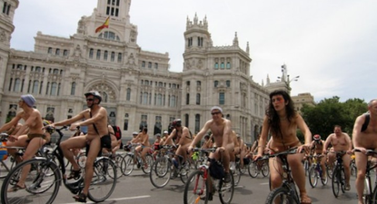 La marcha ciclonudista de PedaLibre