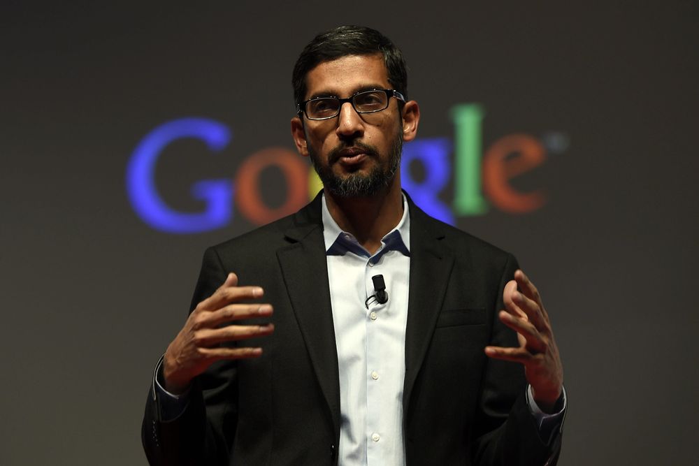 Sundar Pichai, CEO de Google.&nbsp;