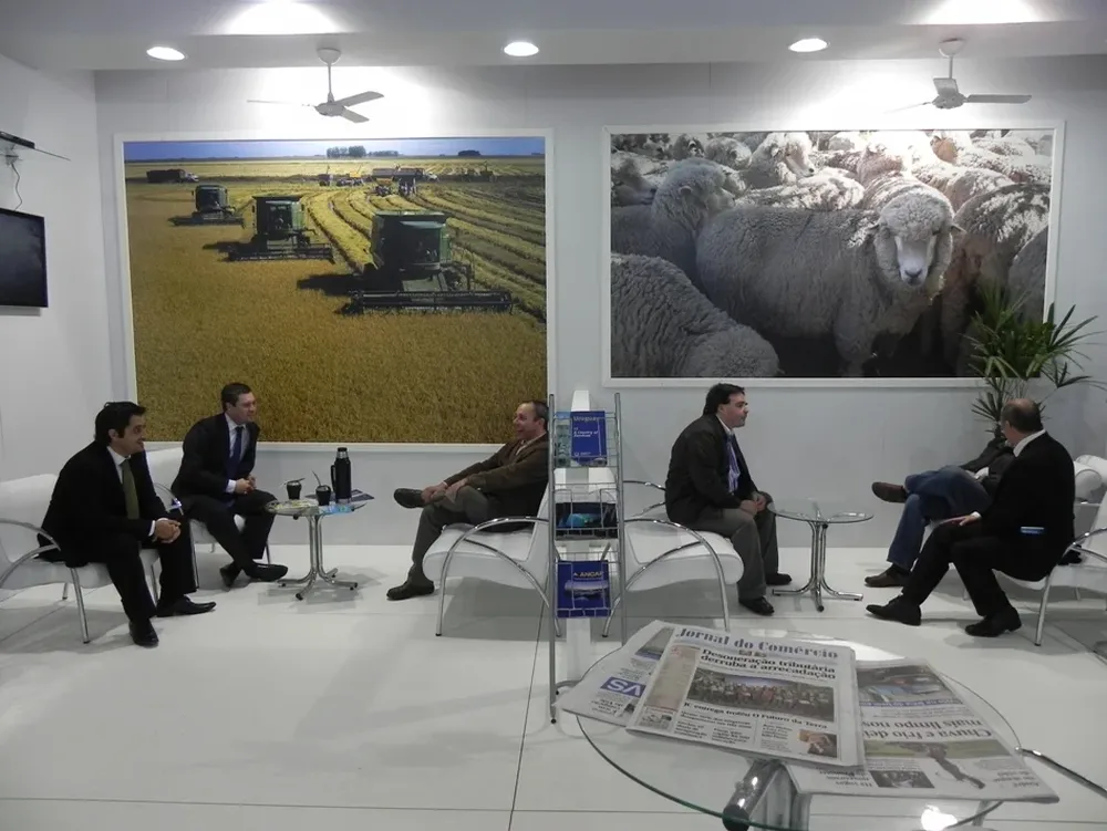 El agro en el stand de Uruguay