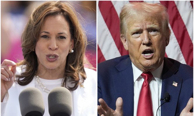 Kamala Harris y Donald Trump