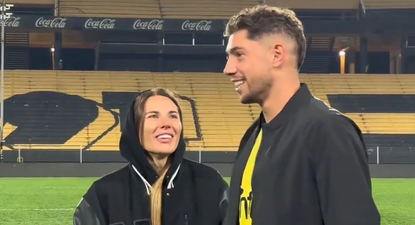 Mina Bonino y Federcio Valverde en el Campeón del Siglo