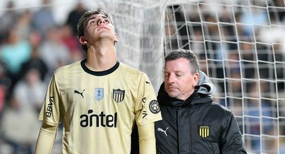 Juan Rodríguez se retiró lesionado en Peñarol ante Wanderers por el Torneo Apertura