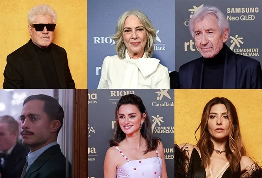 Algunos de los entregadores de los Premios Goya.