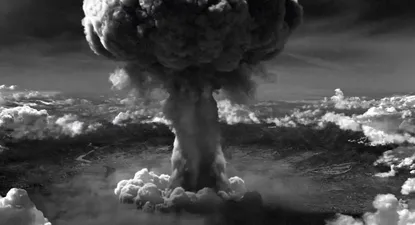 Hongo de la bomba en Hiroshima