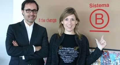 Julián Ruiz y Giselle Della Mea, impulsores de Sistema B en Uruguay