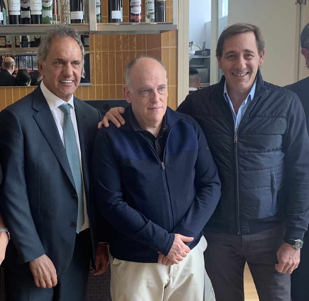 Scioli, Tebas y Garro en la reunión de Puerto Madero