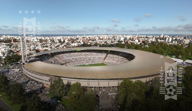 Así quedará el techo del Estadio Centenario para el Mundial 2030