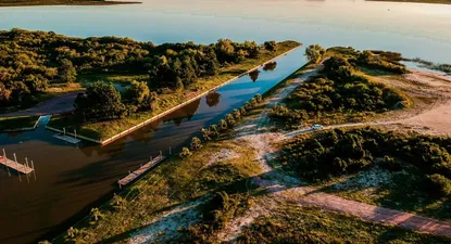 El barrio privado Médanos de Punta Gorda, en Carmelo, Colonia
