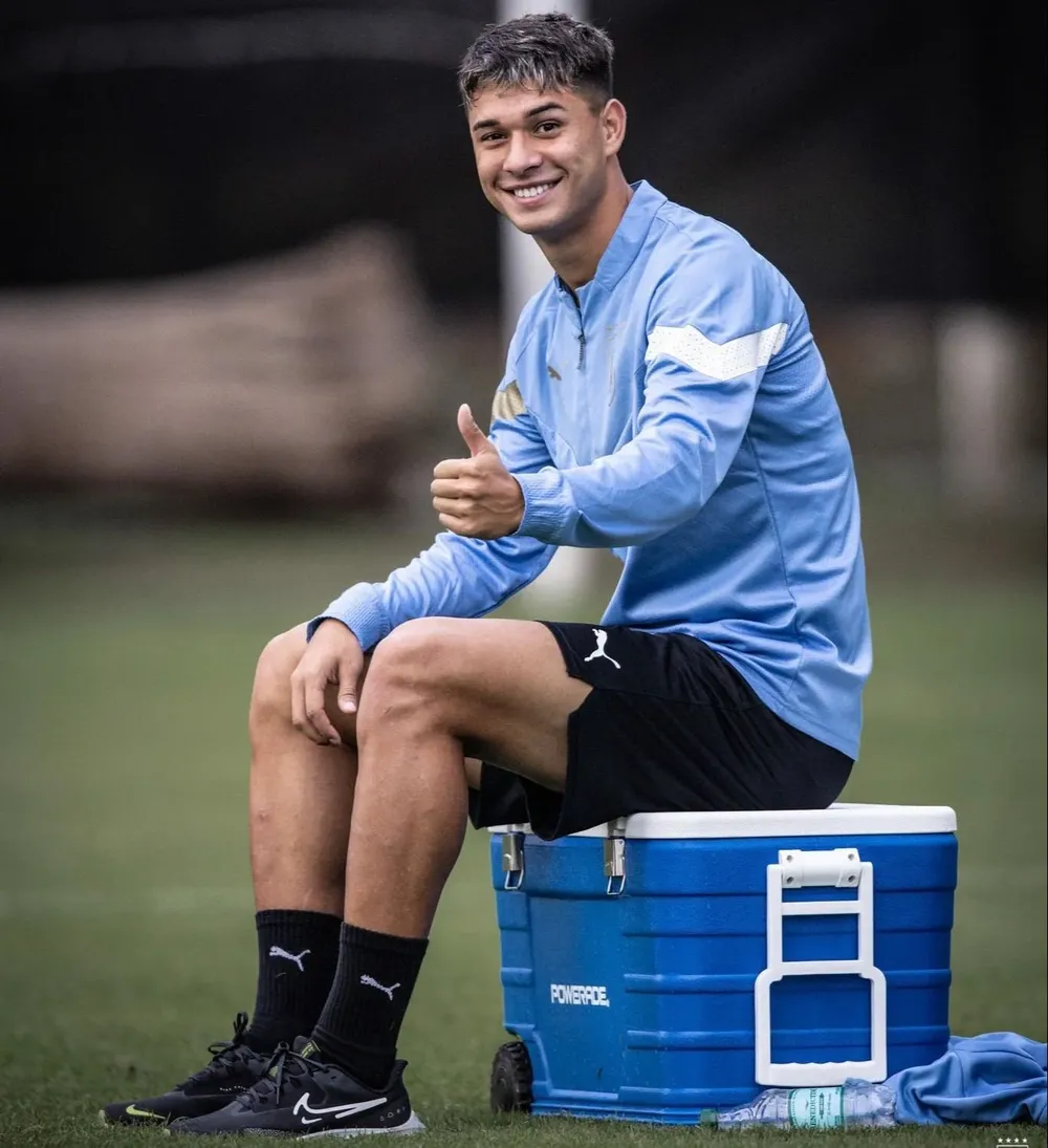 Mateo Ponte en el entrenamiento