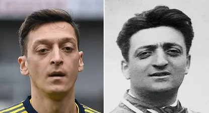 Un parecido que ha dado mucho de qué hablar en internet: Mesut Ozil, futbolista alemán de ascendencia turca, nació en 1988 y Enzo Ferrari, fundador de la escudería Ferrari, nació en Italia en 1898.