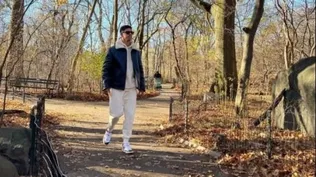 Laborda en el Central Park de Manhattan