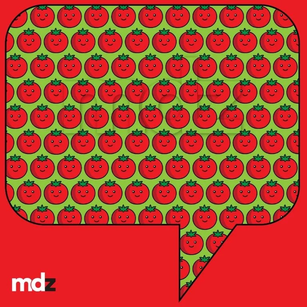 Los detalles son la clave para resolver este acertijo visual. ¿Puedes encontrar al tomate triste?