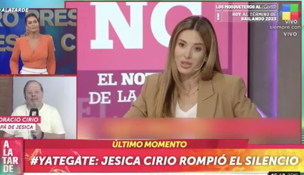 Cirio rompió el silencio en Telefe