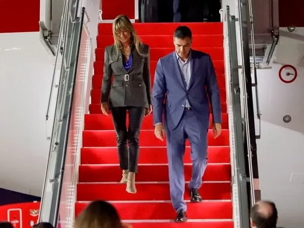 Pedro Sánchez y su mujer, Begoña Gómez