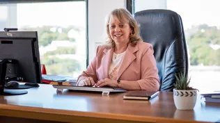 La presidenta de UTE, Silvia Emaldi.