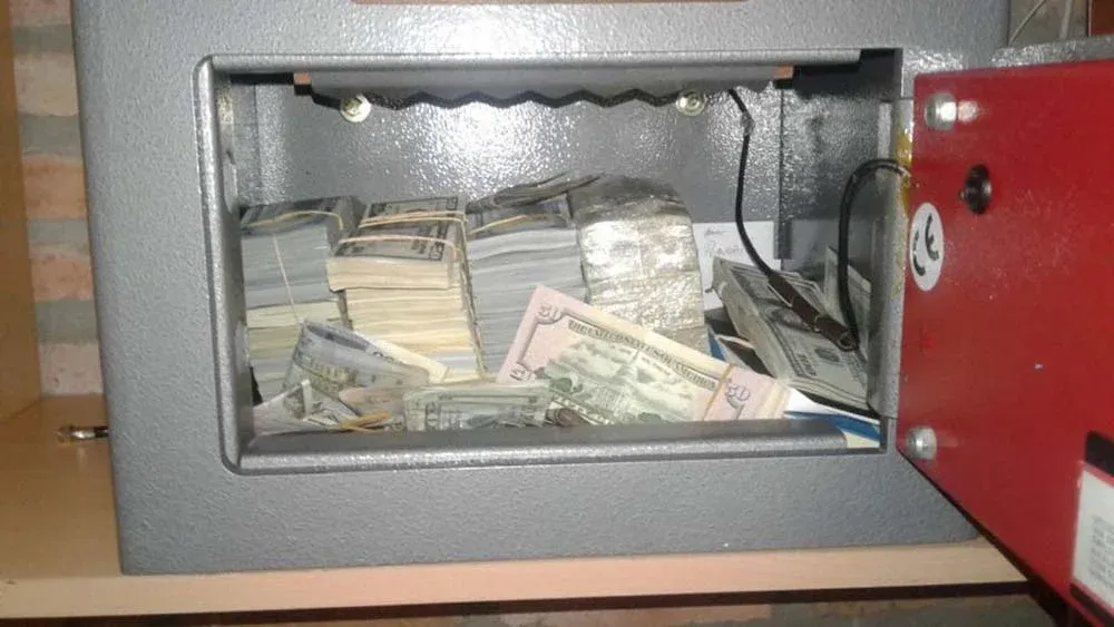 Unos US$ 500.000 tenía Balcedo en su poder