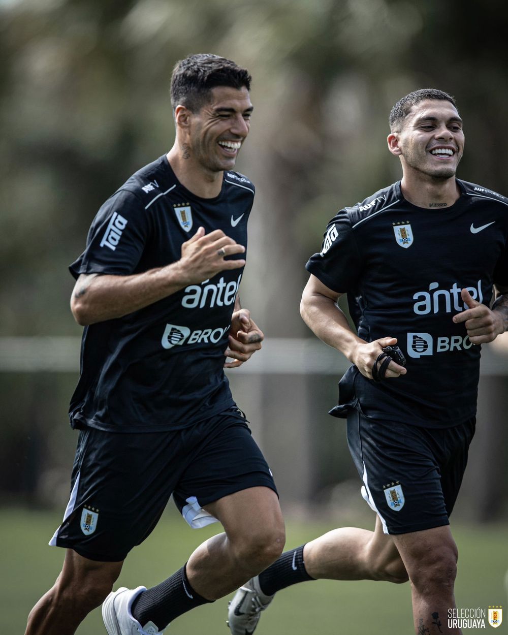 Luis Suárez y Brian Ocampo otra vez juntos en la selección uruguaya