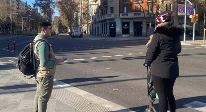 Campaña de movilidad en Barcelona &nbsp;