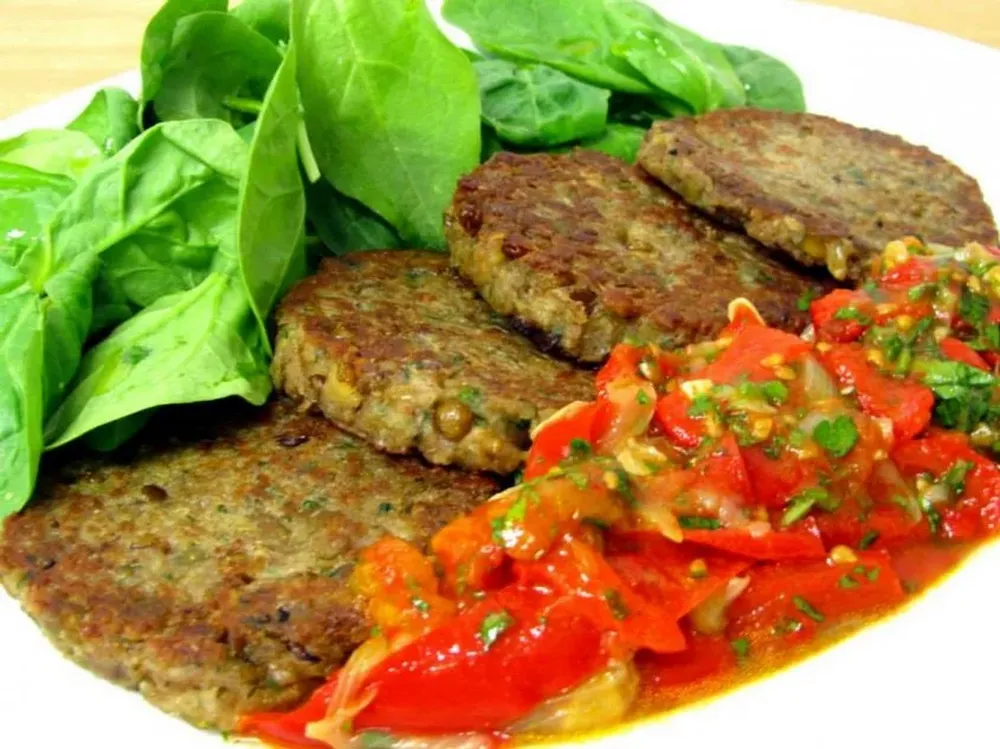 Hamburguesas de lentejas