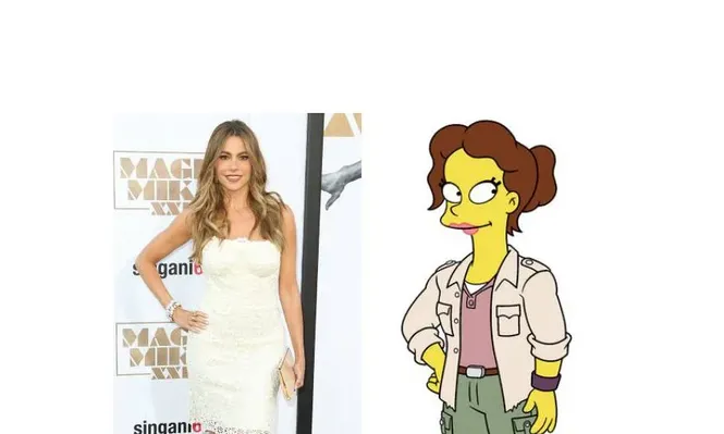 Sofía Vergara presta su voz a Los Simpson