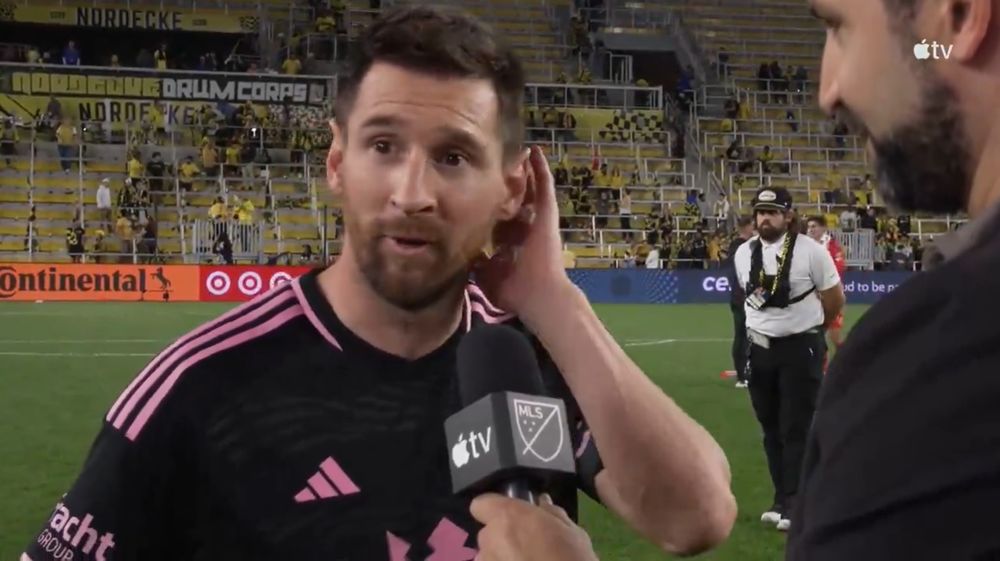 Lionel Messi tras ganar el MLS Supporters Shield&nbsp;