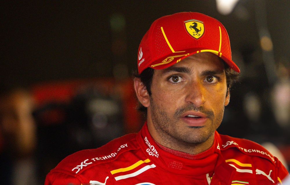 Carlos Sainz tras la qualy.