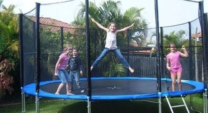 Las camas elásticas fueron las preferidas para regalar a los más chicos