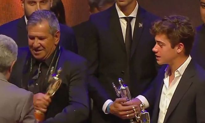 Franco Colapinto y Dibu Martínez ganaron el Olimpia&nbsp;