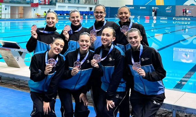 Josefina Paris, Martina da Cunda, Pilar Villa, Martina Maisonaba, Agustina Medina, Paulina Altieri, Julieta Oberti y Lucía Ververis