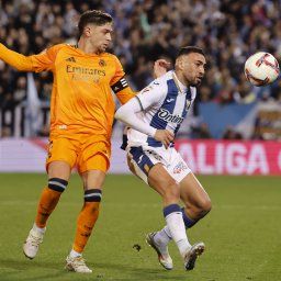 Federico Valverde y Munir El Haddadi 