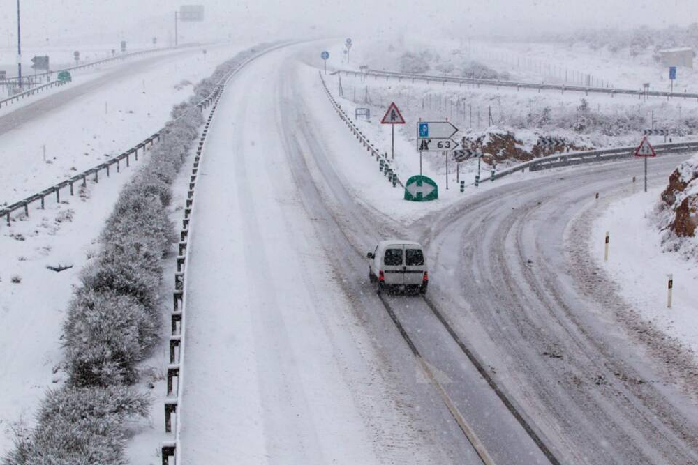Nevadas en Castilla y León.