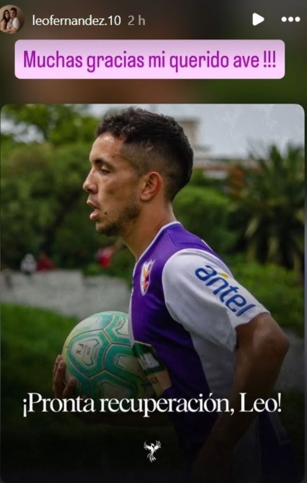 El saludo que le retribuy&oacute; Leonardo Fern&aacute;ndez a F&eacute;nix