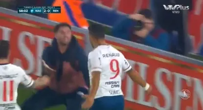 El hincha que se metió a la cancha
