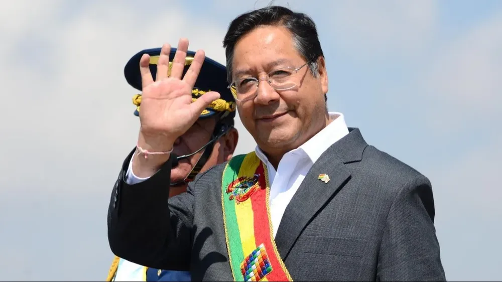 El presidente de Bolivia, Luis Arce.