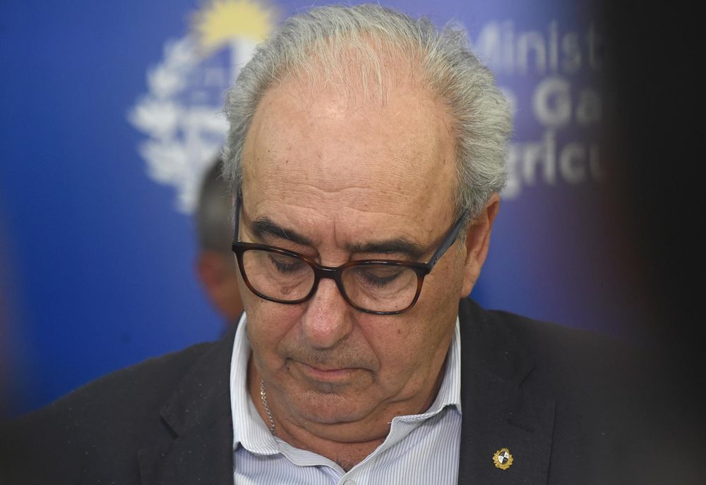 El ministro de Ganadería, Alfredo Fratti