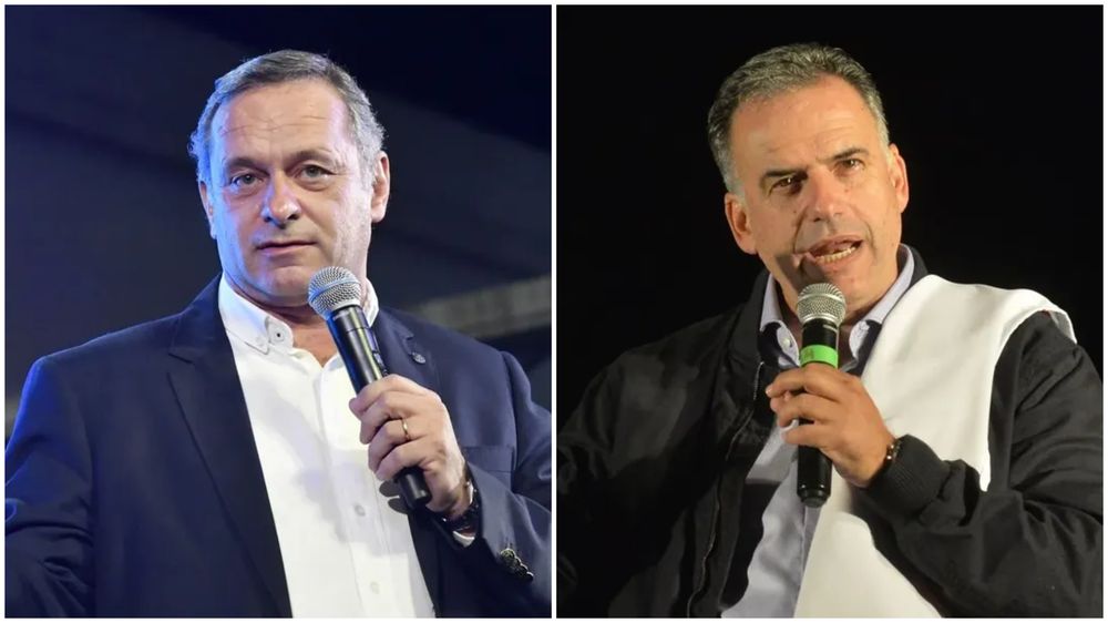 Álvaro Delgado y Yamandú Orsi