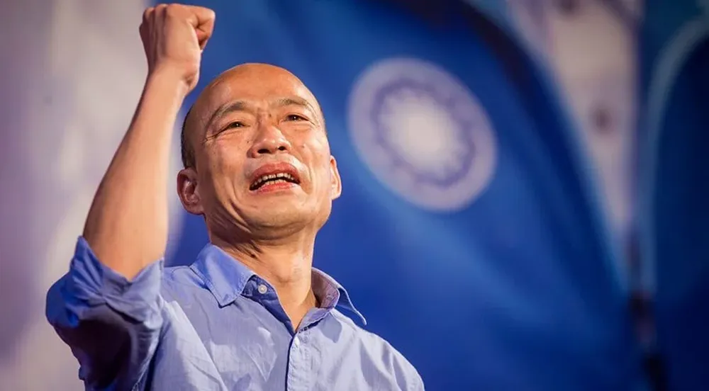 Han Kuo-yu cuando era alcalde de la ciudad de Kaohsiung.