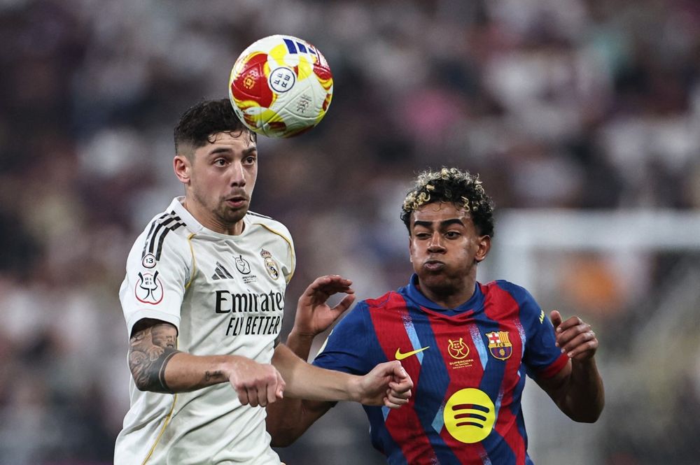 Federico Valverde y Lamine Yamal&nbsp;